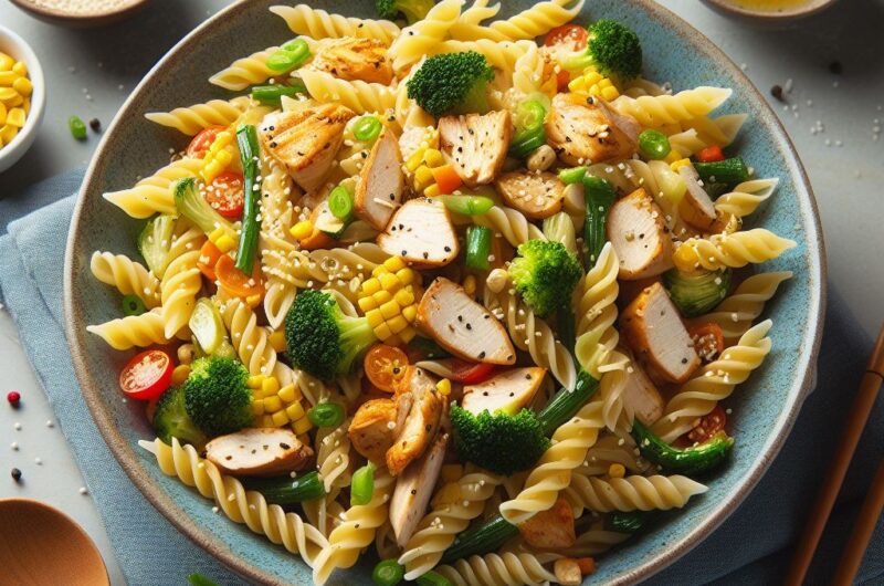 Elevate Your Palate with our Irresistible Chinese Chicken Pasta Salad Fusion