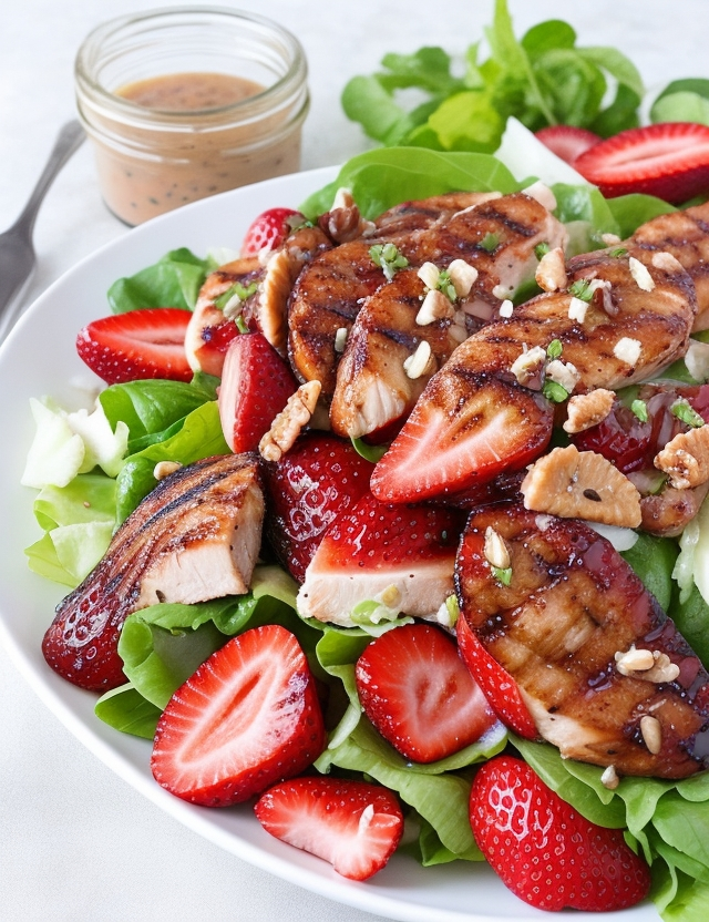 Strawberry_Pecan_Grilled_Chicken_Salad_with_Pecan_Butt