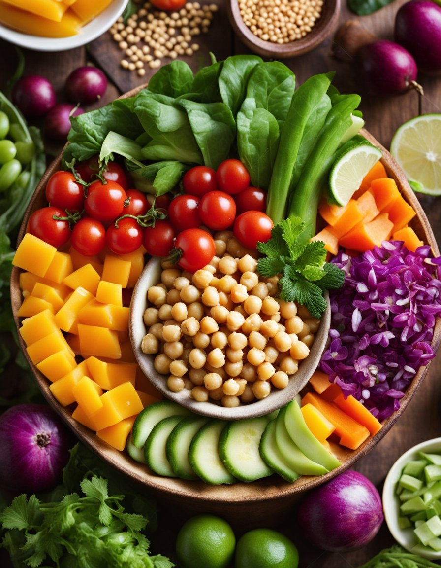 Tropical Chickpea Salad: A Burst of Exotic Flavors and Protein-Packed Goodness