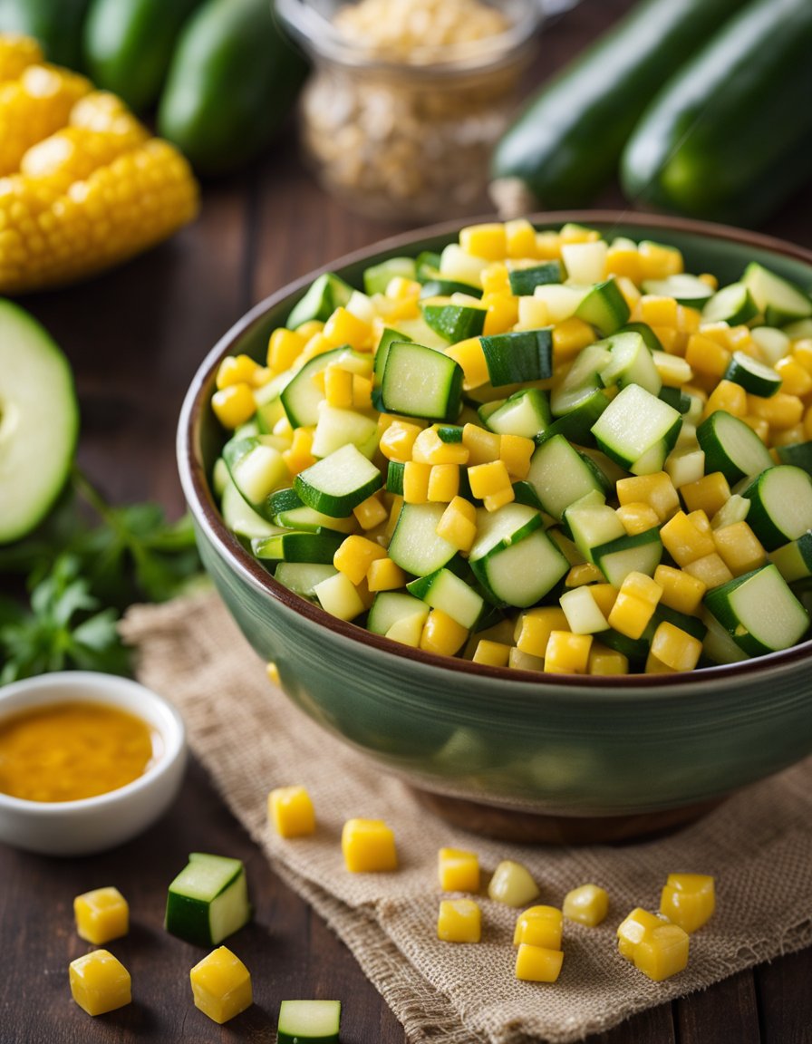 Zucchini Corn Salad recipe