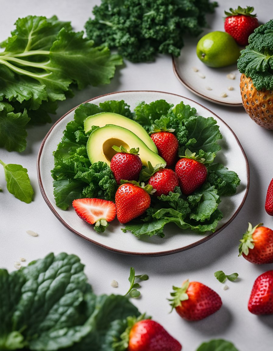 Strawberry Avocado Kale Salad: A Fusion of Freshness and Nutrient-Rich Indulgence