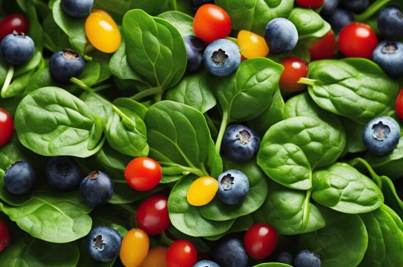 Spinach Blueberry Superfoods Salad