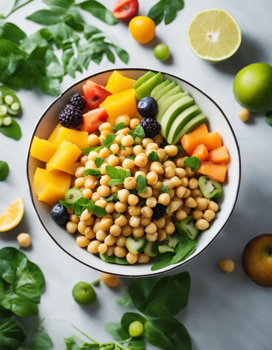 Tropical Chickpea Salad: A Burst of Exotic Flavors and Protein-Packed Goodness